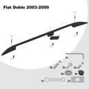 Dachreling passend f&uuml;r Fiat Doblo Baujahr 2003-2009 (Schwarz) mit ABE