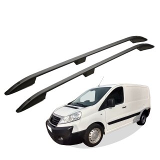 Dachreling passend für Fiat Scudo Baujahr 2006-2016 L1 kurz (Schwarz) mit ABE