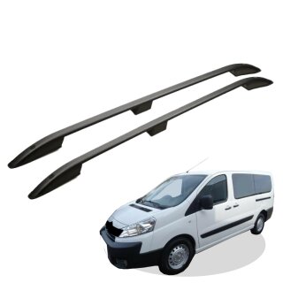 Dachreling passend für Citroen Jumpy Baujahr 2006-2016 L2 mittel (Schwarz) mit ABE