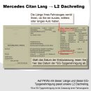 Dachreling passend f&uuml;r Mercedes Benz Citan L2 mittel (MWB) Baujahr ab 2012 (Schwarz) mit ABE