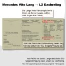 Dachreling passend f&uuml;r Mercedes Benz Vito L2 mittel (MWB) Baujahr ab 2003&ndash;2014 (Schwarz) mit ABE