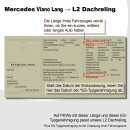 Dachreling passend f&uuml;r Mercedes Benz Viano L2 mittel (MWB) Baujahr ab 2003&ndash;2014 (Schwarz) mit ABE