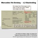 Dachreling passend f&uuml;r Mercedes Benz Vito L3 lang (LWB) Baujahr ab 2003-2014 (Aluminium) mit ABE