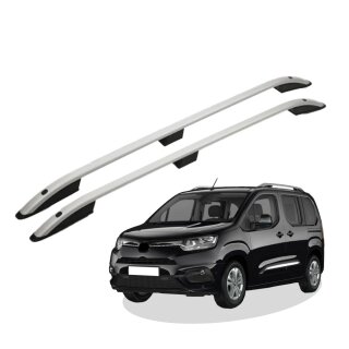 Dachreling passend für Toyota Proace City L1 kurz (SWB) Baujahr ab 2018 (Aluminium) mit ABE