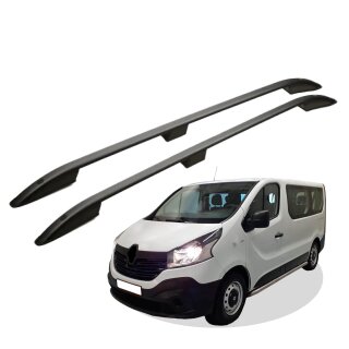 Dachreling passend für Renault Trafic L1 kurz (SWB) Baujahr ab 2015 (Schwarz) mit ABE