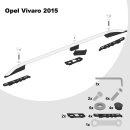 Dachreling passend f&uuml;r Opel Vivaro L1 kurz (SWB) Baujahr ab 2015 (Aluminium) mit ABE