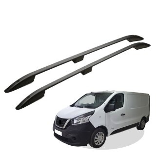 Dachreling passend für Nissan NV300 L1 kurz (SWB) Baujahr ab 2015 (Schwarz) mit ABE