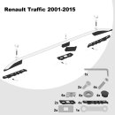 Dachreling passend f&uuml;r Renault Trafic L1 kurz (SWB) Baujahr ab 2001-2015 (Aluminium) mit ABE