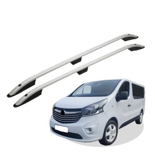 Dachreling passend für Opel Vivaro L1 kurz (SWB) Baujahr ab 2001-2015 (Aluminium) mit ABE