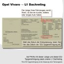 Dachreling passend f&uuml;r Opel Vivaro L1 kurz (SWB) Baujahr ab 2001-2015 (Aluminium) mit ABE