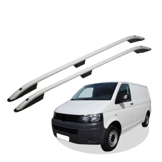 Dachreling passend für VW T5 L1 kurz (SWB) Baujahr ab 2003 (Aluminium) mit ABE