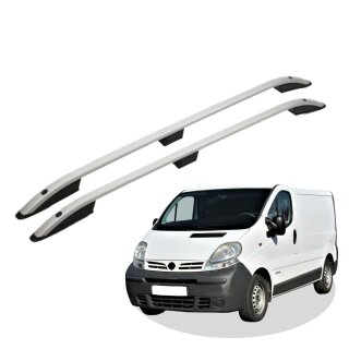 Dachreling passend für Nissan Primastar L2 lang (LWB) Baujahr ab 2001-2015 (Aluminium) mit ABE