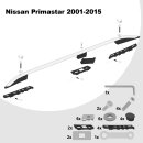 Dachreling passend f&uuml;r Nissan Primastar L2 lang (LWB) Baujahr ab 2001-2015 (Aluminium) mit ABE