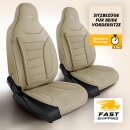 Sitzbez&uuml;ge (Pilot) passend f&uuml;r Audi A2 (Beige) 4.3