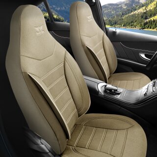 Sitzbezüge (Pilot) passend für Seat Arona (Beige) 4.3