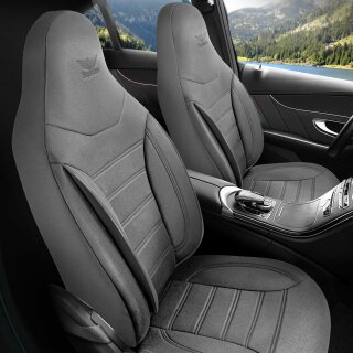 Sitzbezüge (Pilot) passend für Mercedes Benz E-Klasse (Grau) 4.4