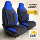 Sitzbez&uuml;ge (Pilot) passend f&uuml;r VW Beetle (Schwarz-Blau) 4.5