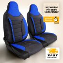 Sitzbez&uuml;ge passend f&uuml;r Aguti Sitze Wohnmobil (Schwarz-Blau) Pilot 4.5