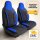 Sitzbezüge passend für Aguti Sitze Wohnmobil (Schwarz-Blau) Pilot 4.5