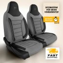 Sitzbez&uuml;ge passend f&uuml;r 2in1-Mobil Wohnmobil (Grau-Schwarz) Pilot 4.6