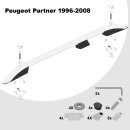 Dachreling passend f&uuml;r Peugeot Partner Baujahr 1997-2007 (Aluminium) mit ABE