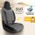 Sitzbezüge passend für X -Go Wohnmobil (Grau-Schwarz) Pilot 4.6