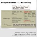 Dachreling passend f&uuml;r Peugeot Partner 3 L1 kurz (SWB) Baujahr ab 2018 (Schwarz) mit ABE