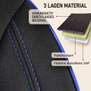 Sitzbez&uuml;ge passend f&uuml;r Behl Mobile Wohnmobil (Schwarz-Blau) Pilot 4.7