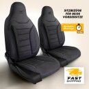 Sitzbez&uuml;ge (Pilot) passend f&uuml;r Chevrolet Captiva (Schwarz) 4.11