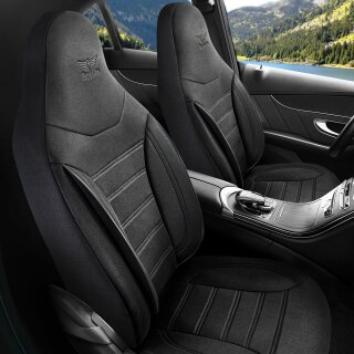 Sitzbezüge (Pilot) passend für Suzuki Kizashi (Schwarz) 4.11