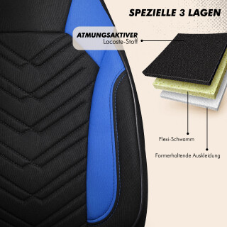 Schwarz | Blau
